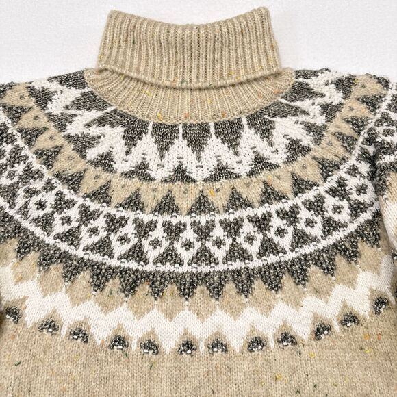Pilcro Turtleneck Sweater Plus Size 2X Oversized Fair Isle Slouchy Ribbed NEW - Picture 7 of 15